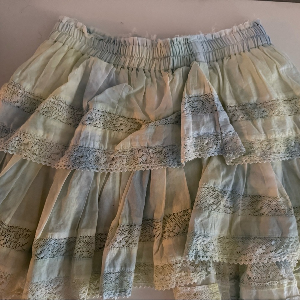 Loveshacky Fancy Elegant Cream Lace Skirt